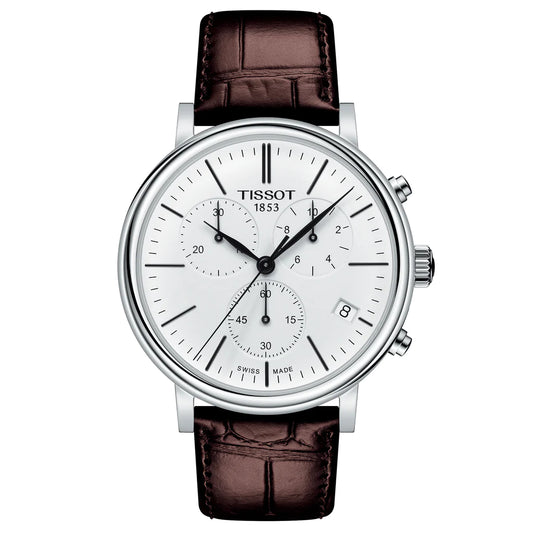 Tissot Carson Premium Chronograph Men's White Watch T122.417.16.011.00