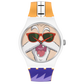 Swatch Kamesennin X Swatch Dragon Ball Z Weiße Herrenuhr SUOZ346 