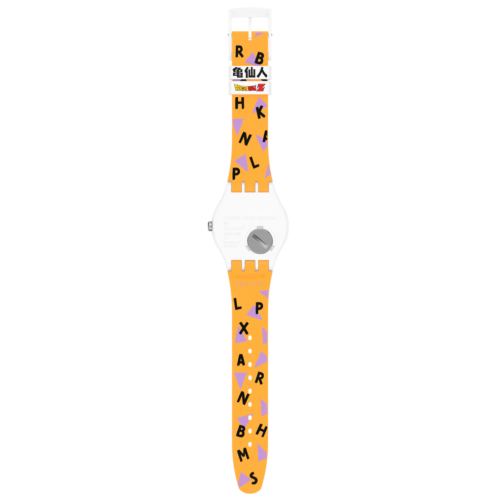 Swatch Kamesennin X Swatch Dragon Ball Z Men's White Watch SUOZ346