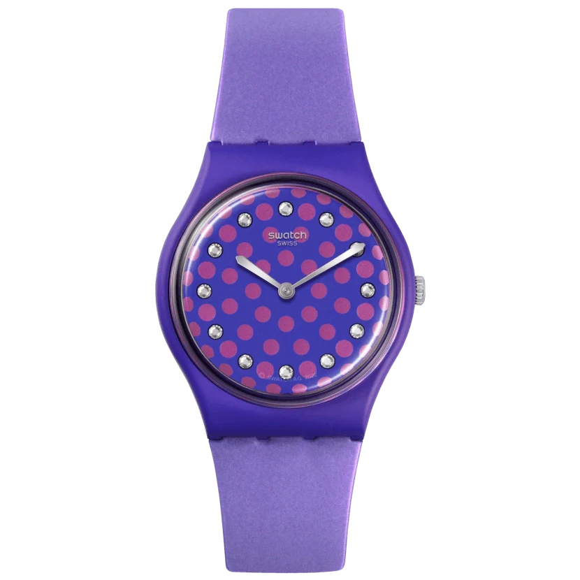 Swatch Perfect Plum Bioceramic New Season Women's Violet Watch SO31V100