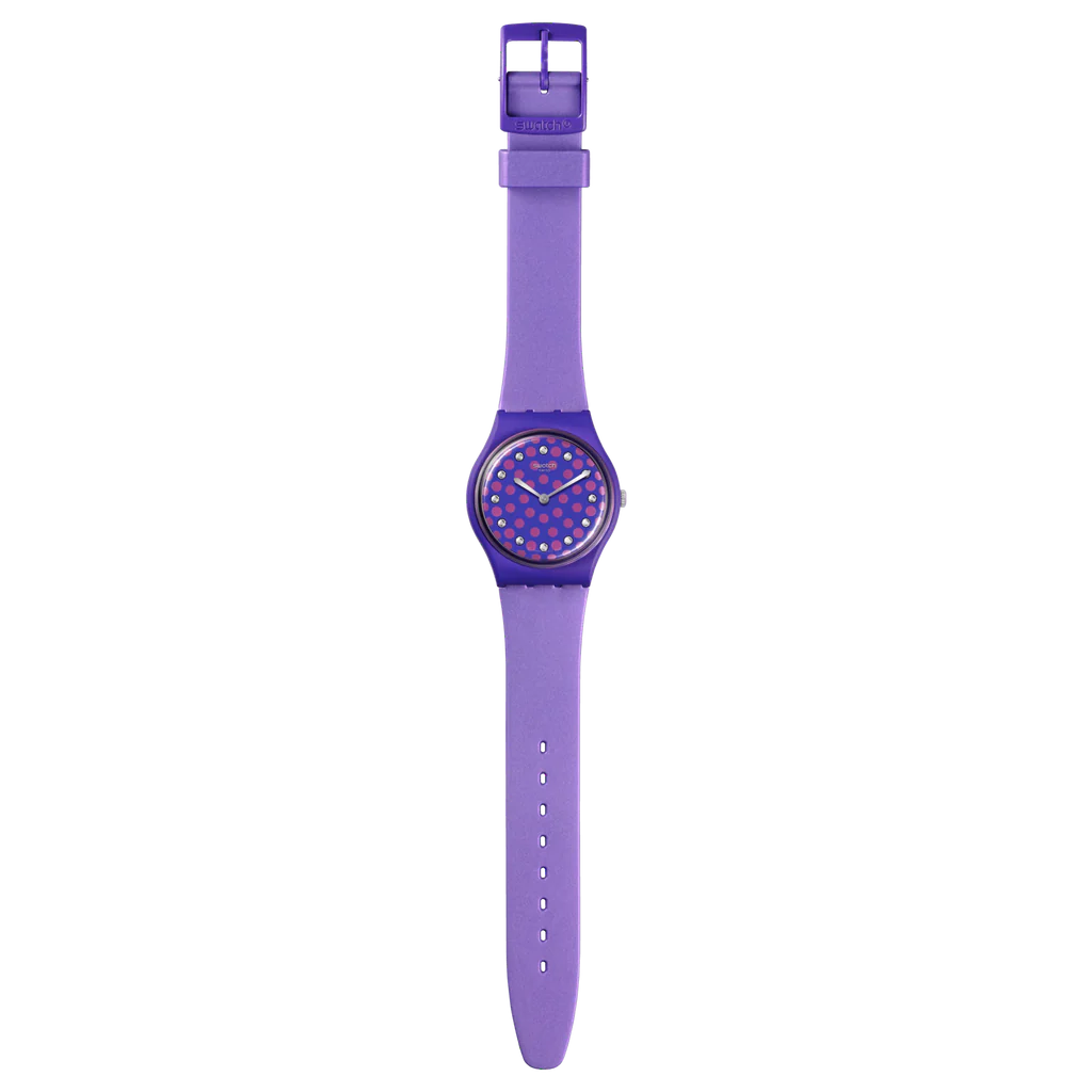 Swatch Perfect Plum Bioceramic New Season Women's Violet Watch SO31V100