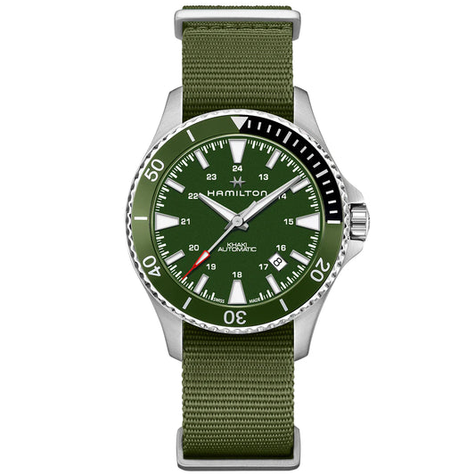 Hamilton Khaki Navy Scuba Men's Green Watch H82375961