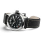 Ανδρικό μαύρο ρολόι Hamilton Khaki Field Auto H70455733 