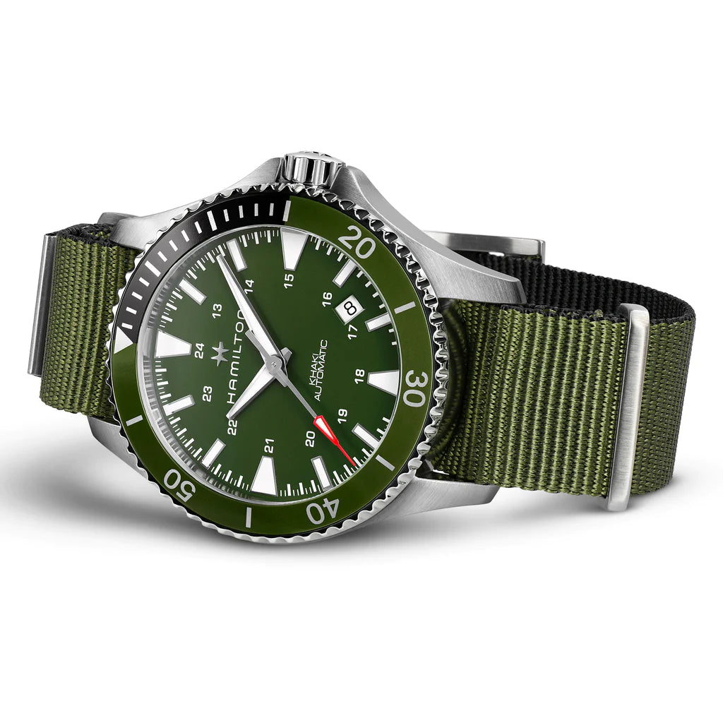 Hamilton Khaki Navy Scuba Men's Green Watch H82375961