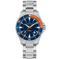 Ανδρικό μπλε ρολόι Hamilton Khaki Navy Scuba Auto H82365141 