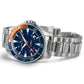 Ανδρικό μπλε ρολόι Hamilton Khaki Navy Scuba Auto H82365141 