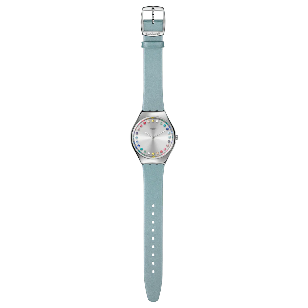 Swatch Gleam Team Skin and Irony New Season Women's Blue Watch SYXS144