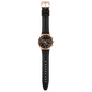 Ανδρικό μαύρο ρολόι Swatch Stain Sheen Irony New Season YVG410 