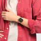 Ανδρικό μαύρο ρολόι Swatch Stain Sheen Irony New Season YVG410 