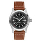 Ανδρικό καφέ ρολόι Hamilton Khaki Field Auto H70555533 