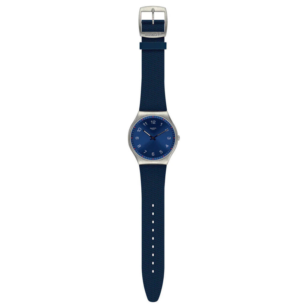 Swatch Skinnavy Core Collection Skin and Irony Men's Blue Watch SS07S102