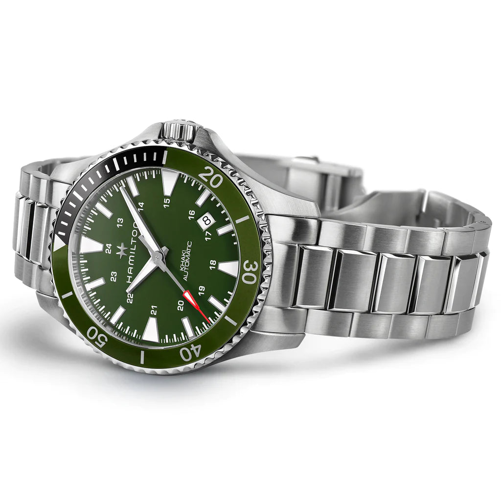 Hamilton Khaki Navy Scuba Auto Men's Green Watch H82375161