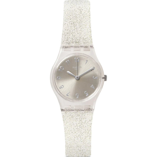 Swatch Silver Glistar Too Core Collection Women's Silver Watch LK343E