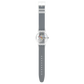 Swatch Clearly Black ριγέ γυναικείο ρολόι SUOK157 