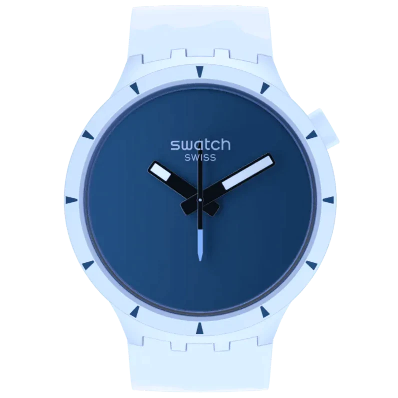 Swatch Big bold Bioceramic Arctic Men's Watch SB03N102