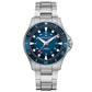 Ανδρικό μπλε ρολόι Hamilton Khaki Navy Scuba Auto H82505140 