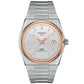 Ανδρικό ασημένιο ρολόι Tissot Prx Powermatic 80 T137.407.21.031.00 