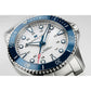 Ανδρικό λευκό ρολόι Hamilton Khaki Navy Scuba Auto H82505150 