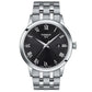 Ανδρικό μαύρο ρολόι Tissot Classic Dream T129.410.11.053.00 