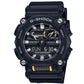 Ανδρικό μαύρο ρολόι Casio G-Shock GA-900-1AER 