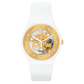 Γυναικείο λευκό ρολόι Swatch Sunray Glam Core Collection SUOZ148 