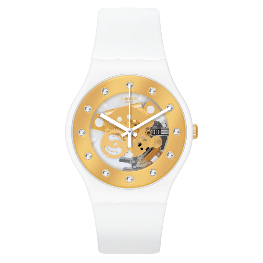 Swatch Sunray Glam Core Collection Women's White Watch SUOZ148