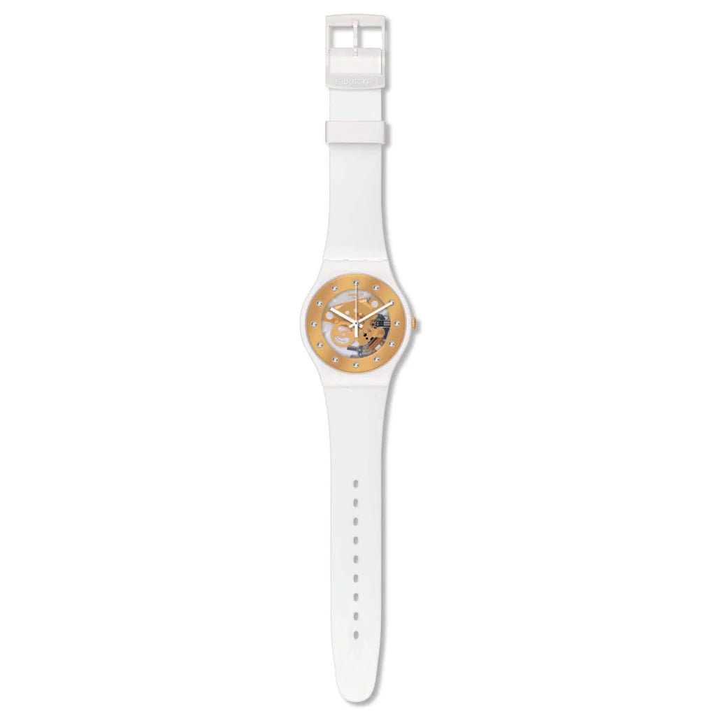 Swatch Sunray Glam Core Collection Women's White Watch SUOZ148