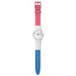 Γυναικείο λευκό ρολόι Swatch Gent In The Block New Season SO28W400 