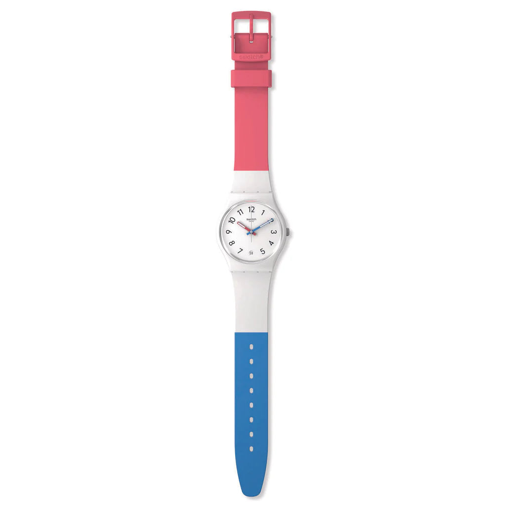 Swatch Gent In The Block New Season Women's White Watch SO28W400