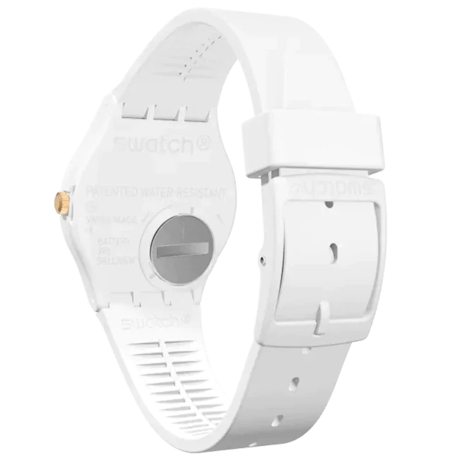 Swatch White Bishop Ladies Watch GW164