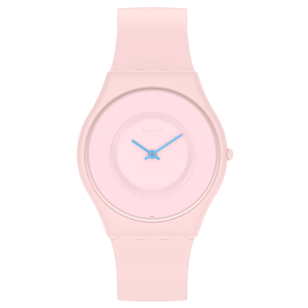 Swatch Caricia Rosa Bioceramic Skin Women's Pink Watch SS09P100