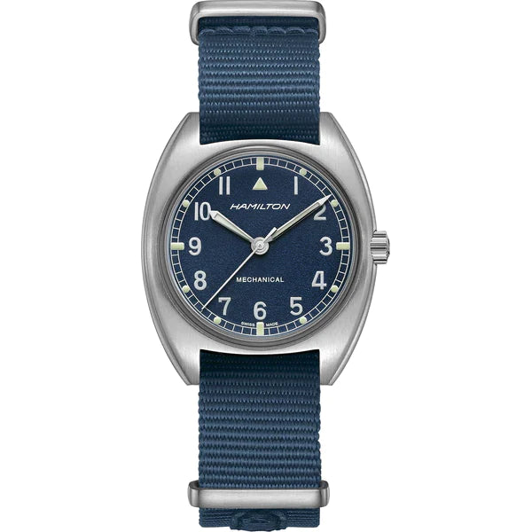 Hamilton Khaki Aviation Pilot Pioneer blaue Herrenuhr H76419941 