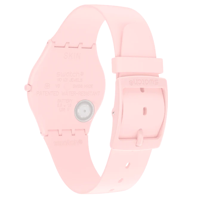 Swatch Caricia Rosa Bioceramic Skin Women's Pink Watch SS09P100