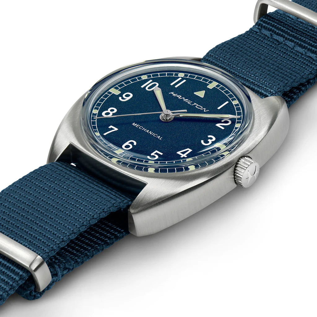 Hamilton Khaki Aviation Pilot Pioneer blaue Herrenuhr H76419941 