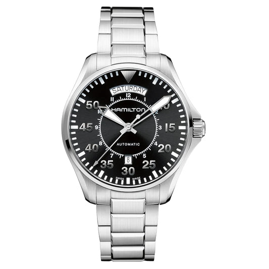 Hamilton Khaki Aviation Pilot Men's Black Watch H64615135