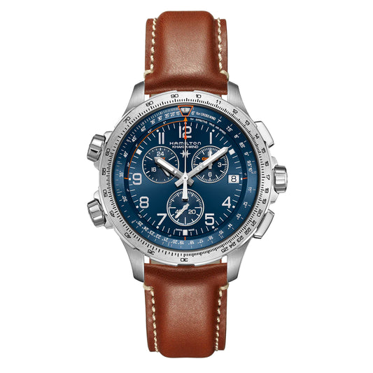 Hamilton Khaki Aviation XWind GMT Quartz Men's Blue Watch H77922541