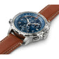 Ανδρικό μπλε ρολόι Hamilton Khaki Aviation XWind GMT Quartz H77922541 