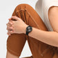 Ανδρικό μαύρο ρολόι Swatch Dark Spark Skiny and Irony New Season SYXB106 