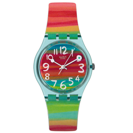 Swatch Color The Sky Core Collection Women's Red Watch GS124