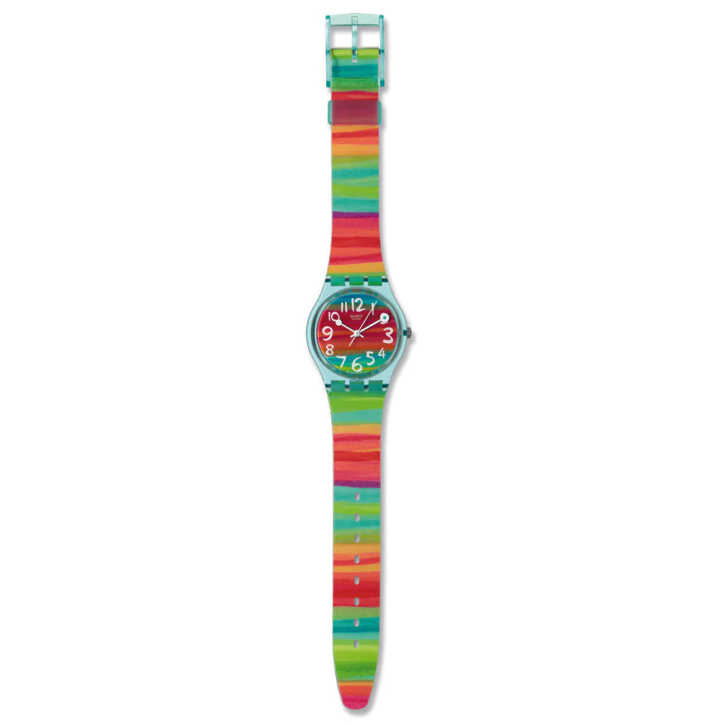 Swatch Color The Sky Core Collection Women's Red Watch GS124